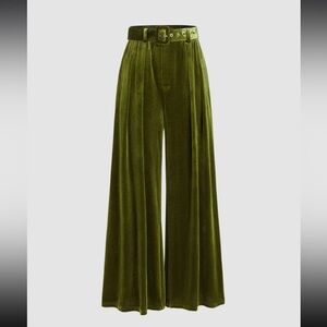 ‼️FINAL PRICE‼️ HIGH WASTED VELVET PANTS